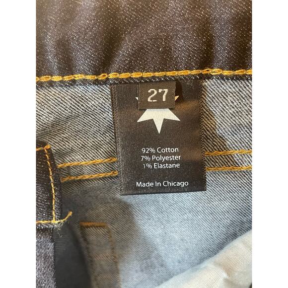 Dearborn Denim & Apparel  Dark Wash NWT Slim Straight Jeans 27 - Picture 4 of 4